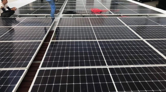 Dự án điện năng lượng mặt trời 30KW Lưu trữ 3 pha anh Trung Quế Võ, Bắc Ninh